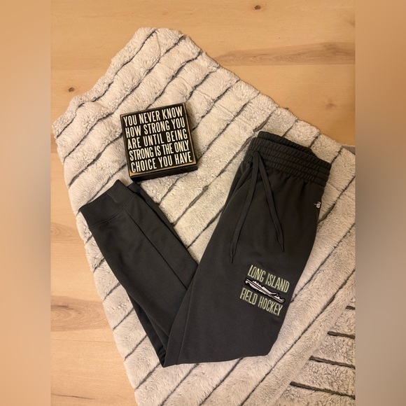 BADGER Pants - Badger Sport Women's Charcoal Joggers with Green Print